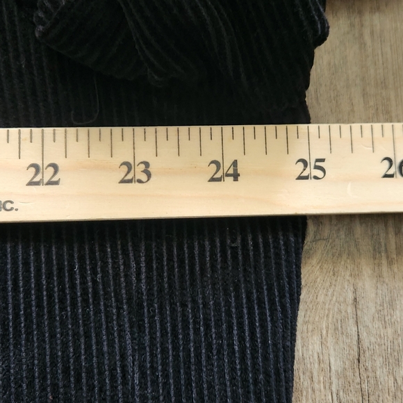 Lauren Ralph Lauren Sport Coat Mens 46L Black Corduroy Blazer Men's Black Blazer - Picture 7 of 11